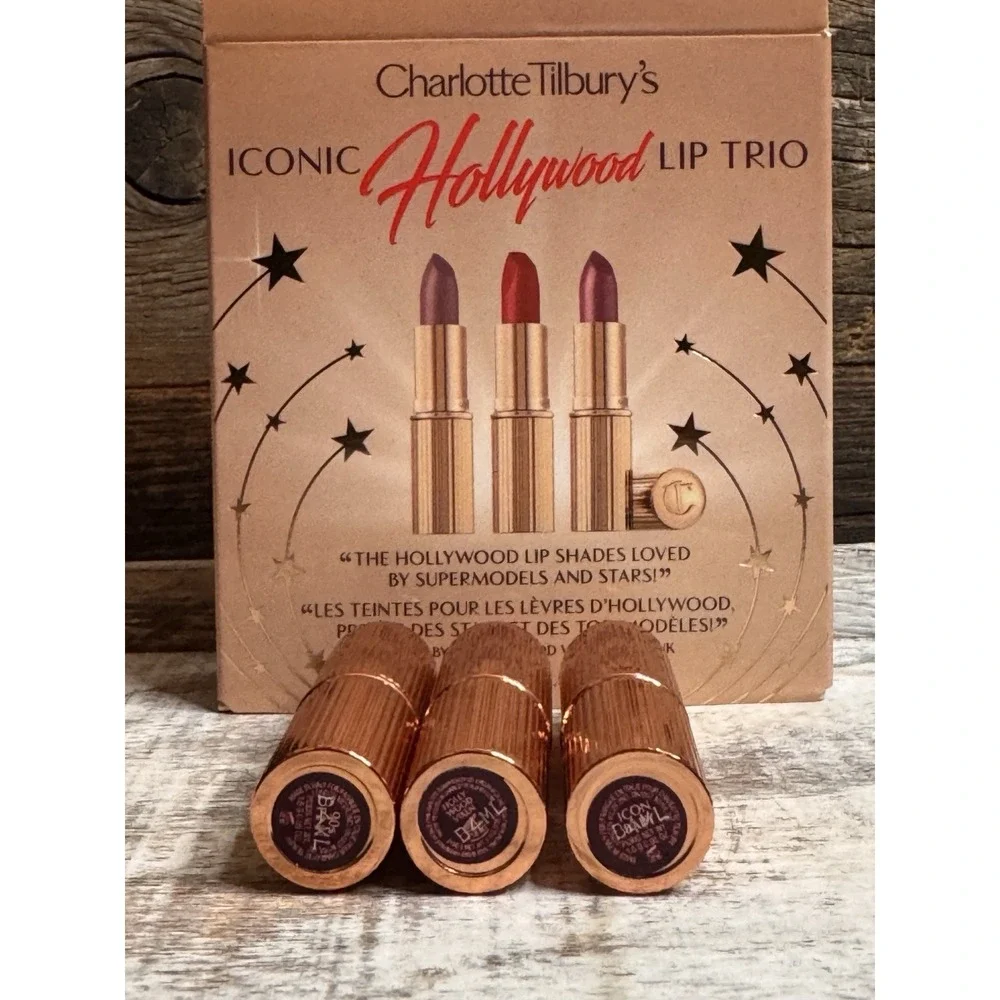 Charlotte Tilbury ICONic‎ Hollywood Lip Trio – NIB | MSRP = $65+